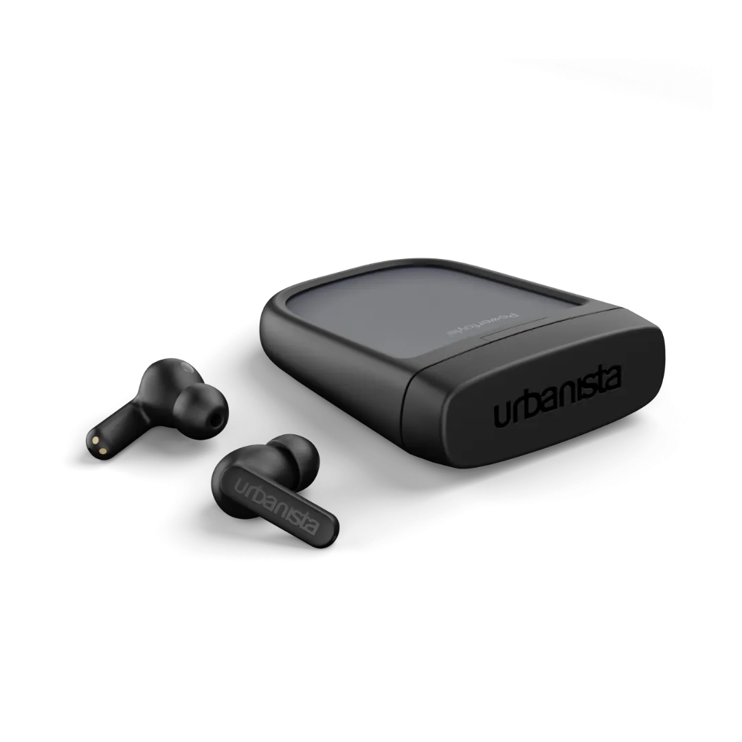 Phoenix Solar Powered Bluetooth Earphones - Black