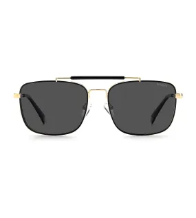 Polaroid Men's Grey Square Sunglasses