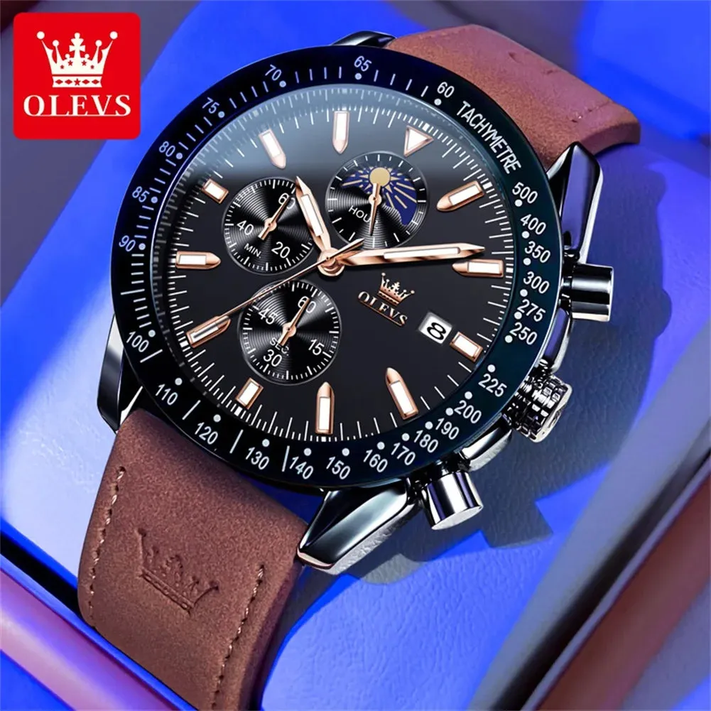 Quartz Watch Business Multi functional Waterproof