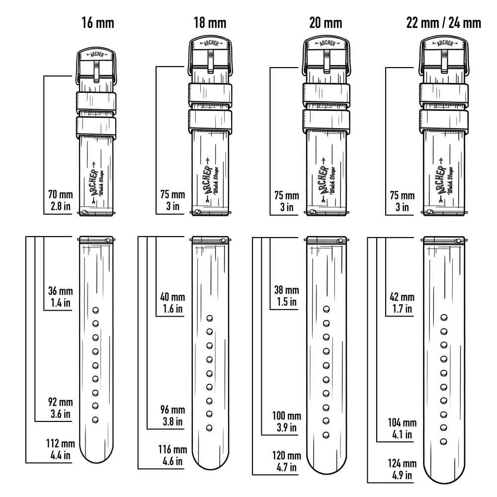 Quick Release Silicone Watch Band - White