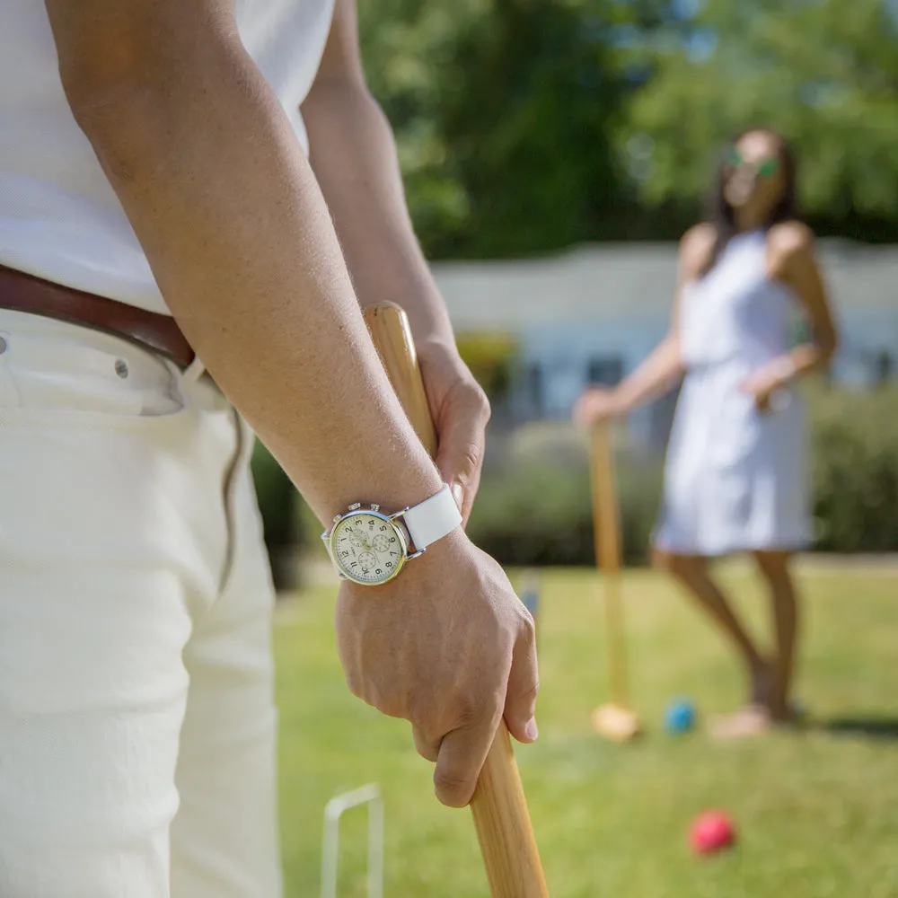 Quick Release Silicone Watch Band - White