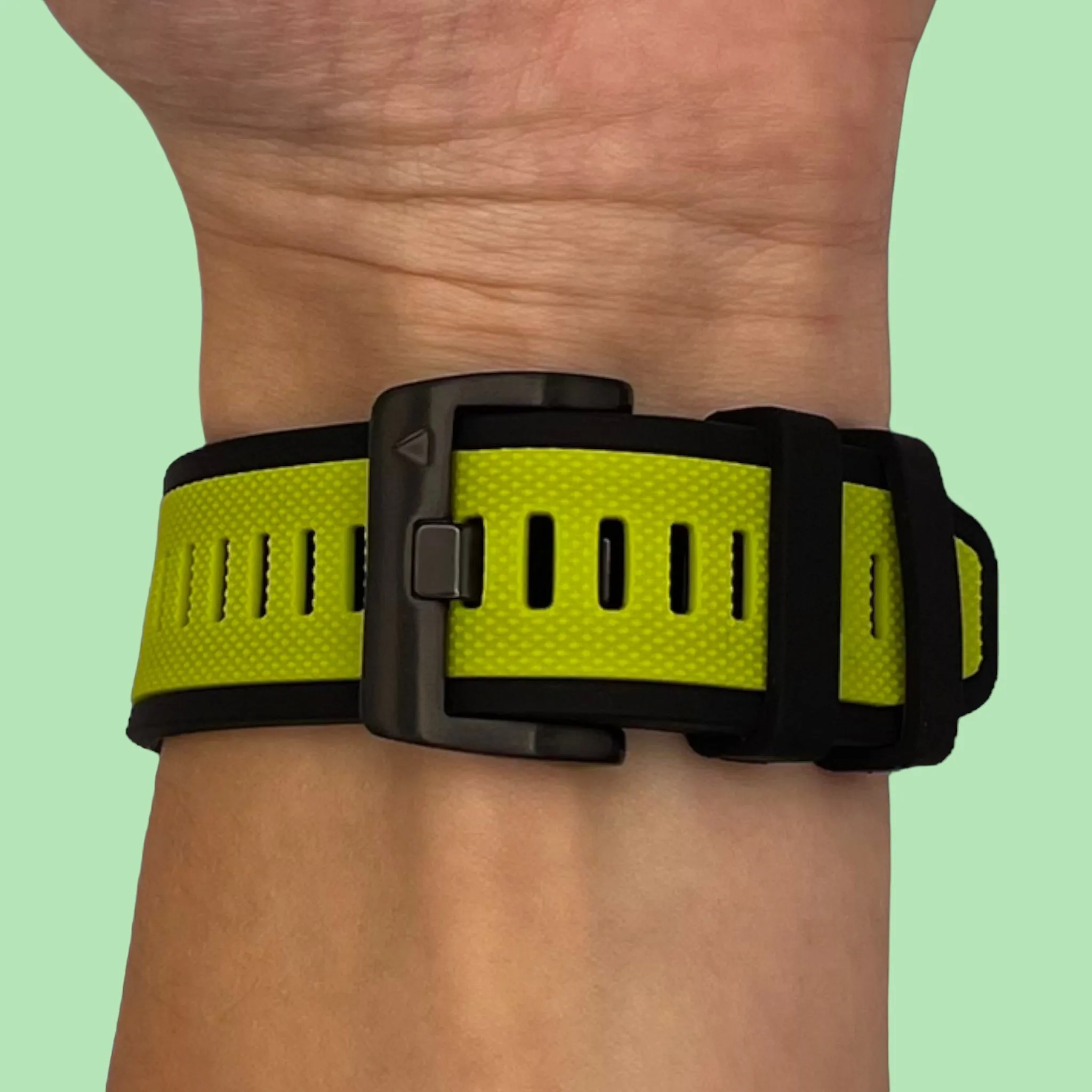 Quickfit 22mm Dual Colour Silicone Watch Straps