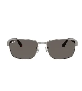 Ray Ban Men's Dark Grey Square Sunglasses