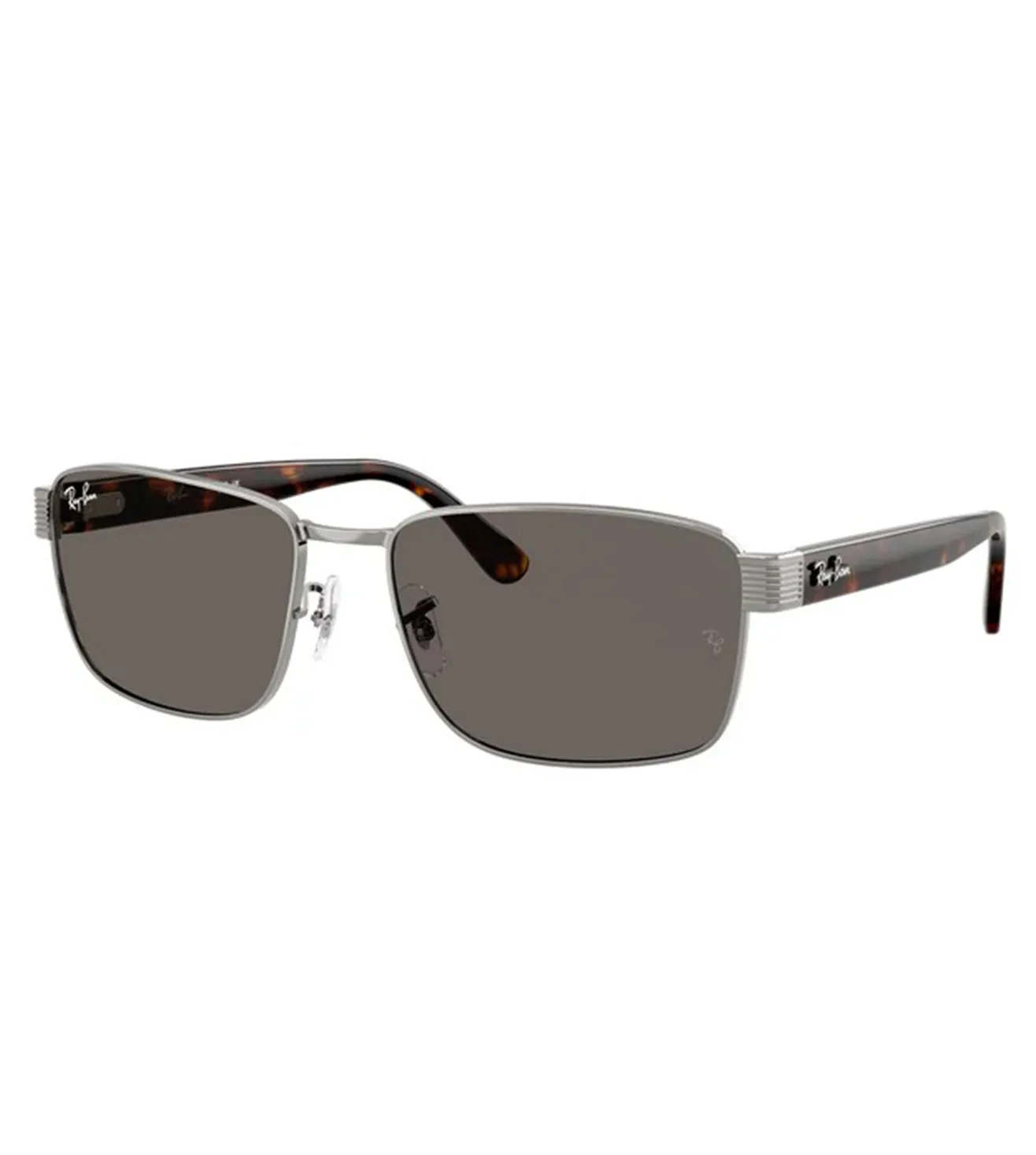 Ray Ban Men's Dark Grey Square Sunglasses