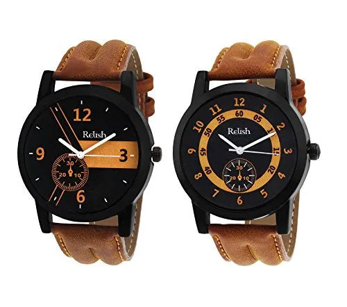 Relish Analog Multicolour Dial Watches Combo for Mens &amp; Boys - RELISH-AZ002