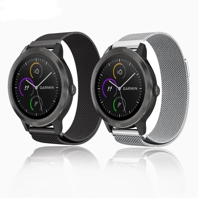 Replacement Milanese Watch Straps Compatible with the Garmin Vivoactive 3