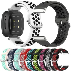 Replacement Silicone Sports Watch Strap Compatible with the Fitbit Sense & Versa 3