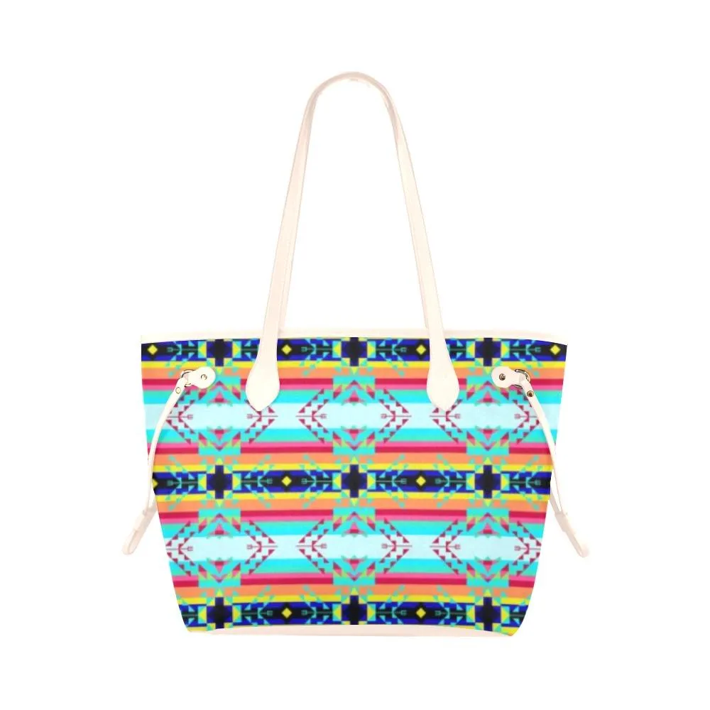 Sacred Spring Clover Canvas Tote Bag