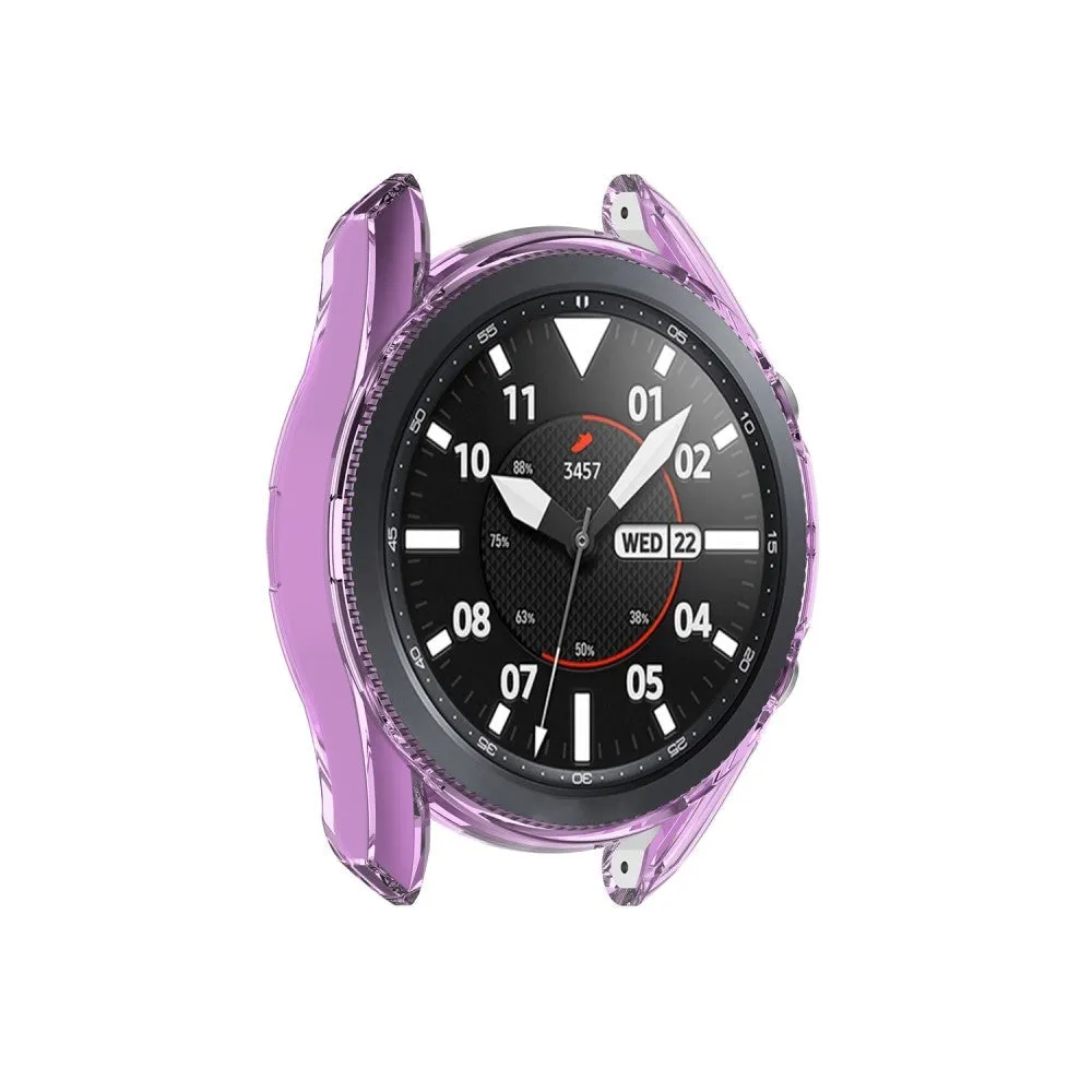 Samsung Galaxy Watch 3 45mm Fleksibelt Plast Cover - Lilla