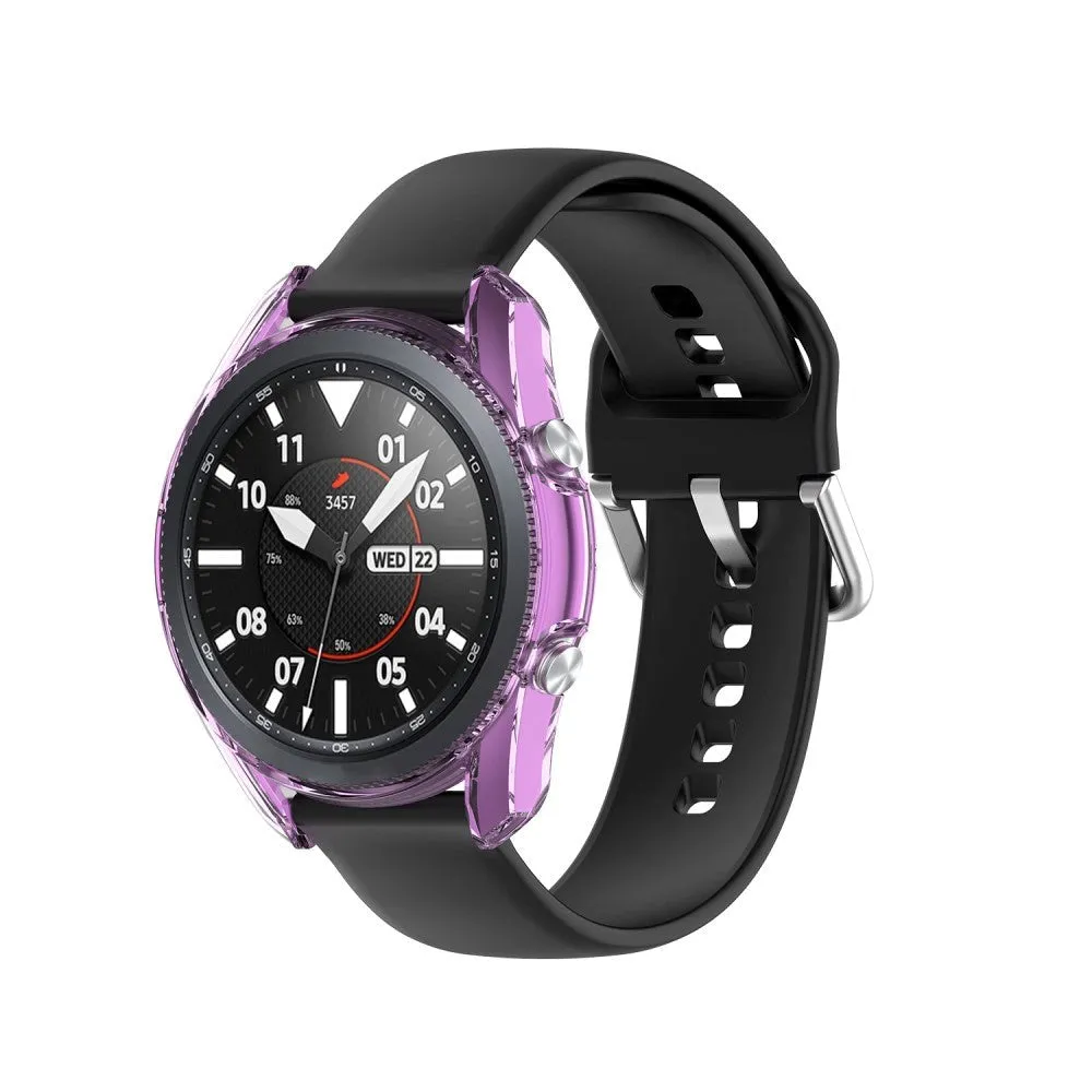 Samsung Galaxy Watch 3 45mm Fleksibelt Plast Cover - Lilla