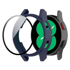 Samsung Galaxy Watch 4 (40mm) / FE (40mm) Plastik Cover m. Indbygget Skærmbeskytter - Blå