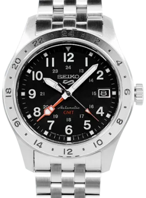 Seiko 5 Sports “Field Sports Style” GMT Black Ref. SBSC011