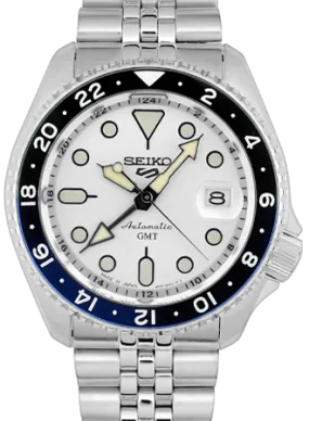 Seiko 5 Sports GMT Series White Ref. SBSC017