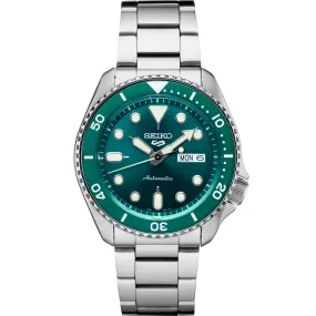 Seiko 5 Sports SRPD61 Green Dial Automatic Watch