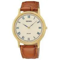 Seiko Mens Analog Display Brown Watch