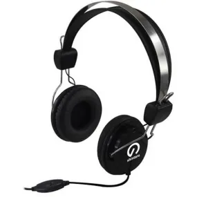 Shintaro Multimedia Headset With Inline Microphone Black