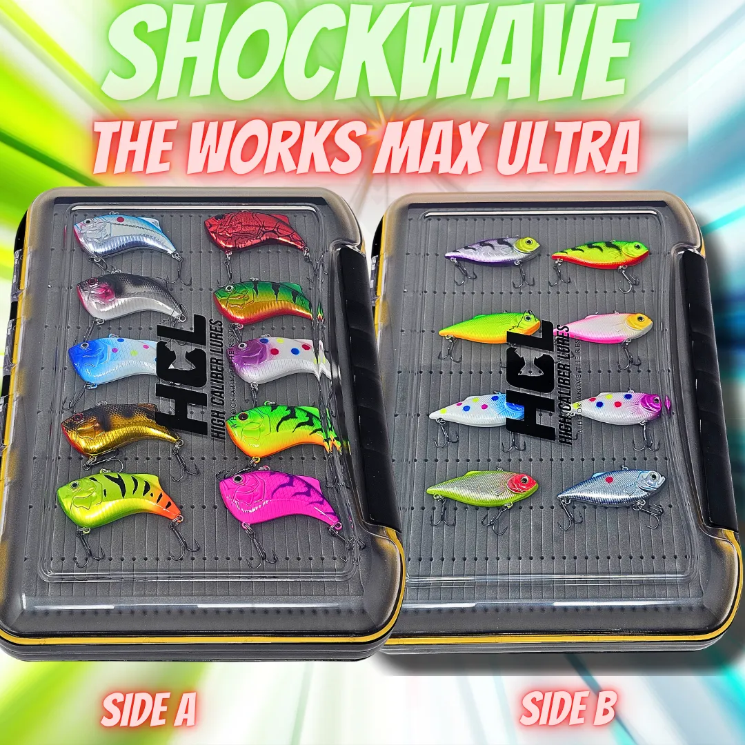 Shockwave Lipless Crankbaits "The Works Max Ultra” Case