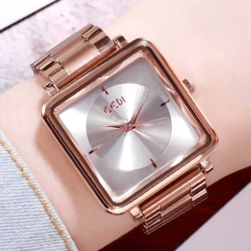 Simple Square Pattern Women's watch