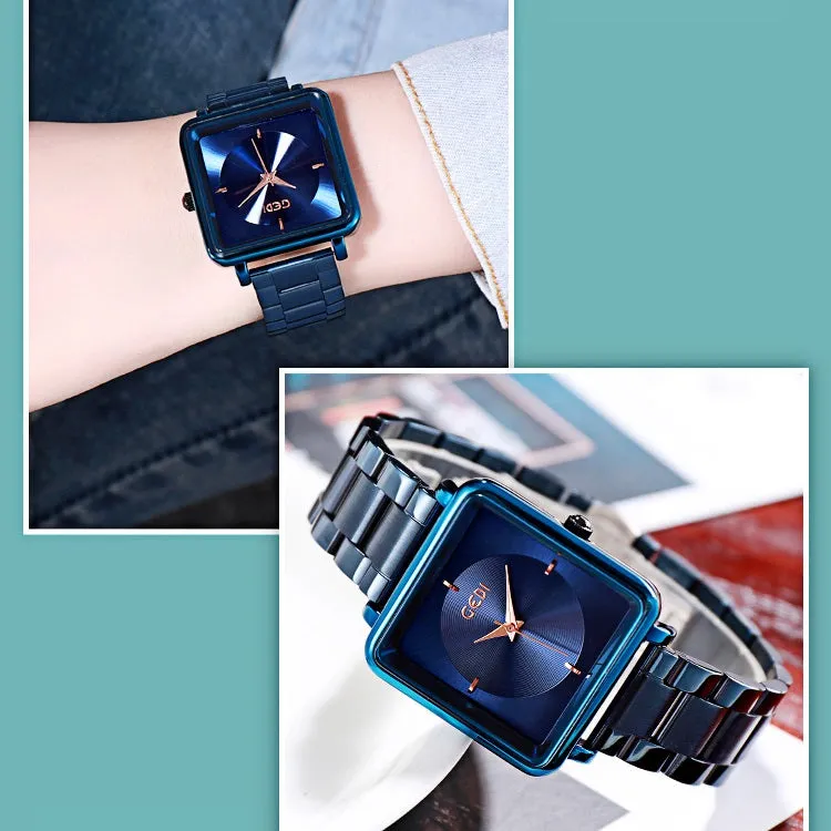 Simple Square Pattern Women's watch