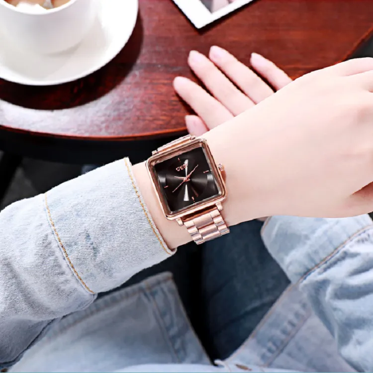 Simple Square Pattern Women's watch