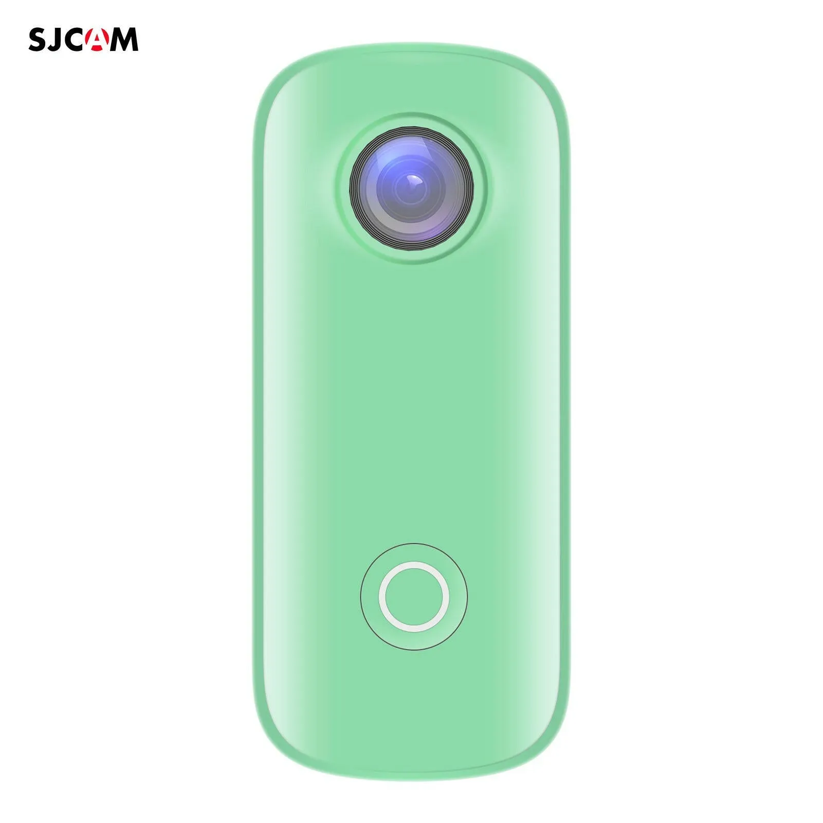 SJCAM C100  Mini Action Camera 4K 30fps Video Digital Camera 30M Waterproof Magnetic Body Built-in Rechrageable Battery WiFi Connection APP Sharing with Waterproof Case Back Clip Lanyard