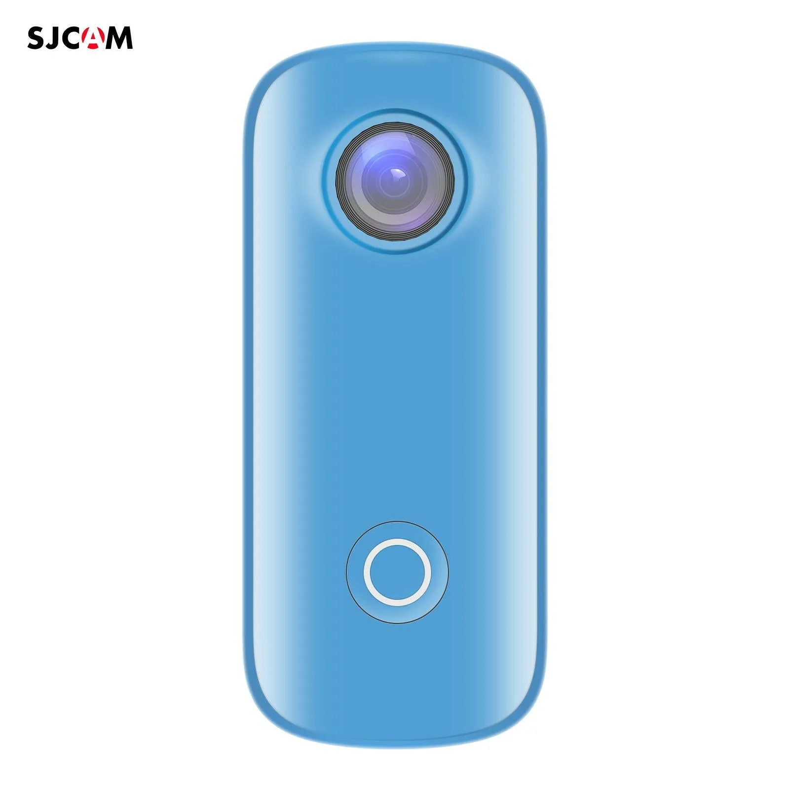 SJCAM C100  Mini Action Camera 4K 30fps Video Digital Camera 30M Waterproof Magnetic Body Built-in Rechrageable Battery WiFi Connection APP Sharing with Waterproof Case Back Clip Lanyard