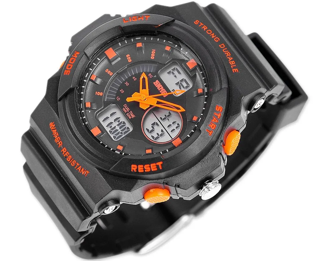 SKMEI Water Resistant Digital Analog Chronograph Sports Watch