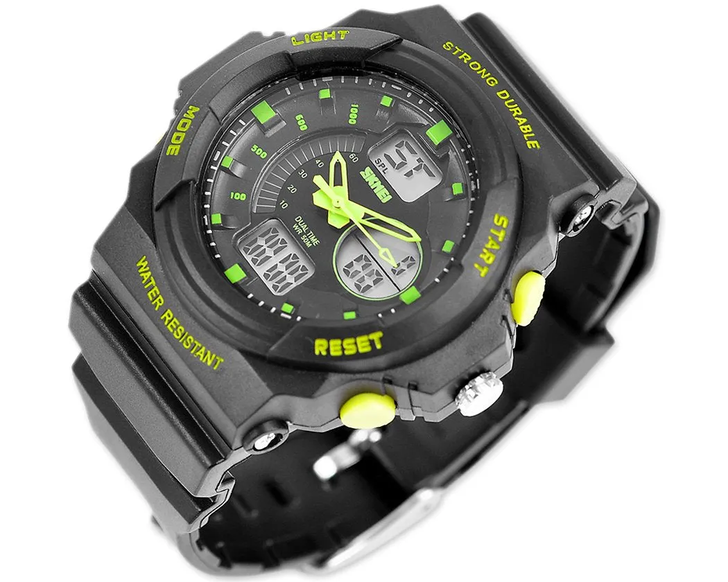 SKMEI Water Resistant Digital Analog Chronograph Sports Watch