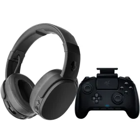 Skullcandy Crusher Wireless Over-Ear Headphones   Razer Raiju Mobile Gaming Controller for Android