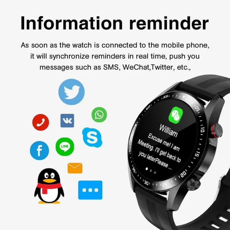 Smart Watch with Bluetooth Calling and Waterproof Touch Screen for Android Ios