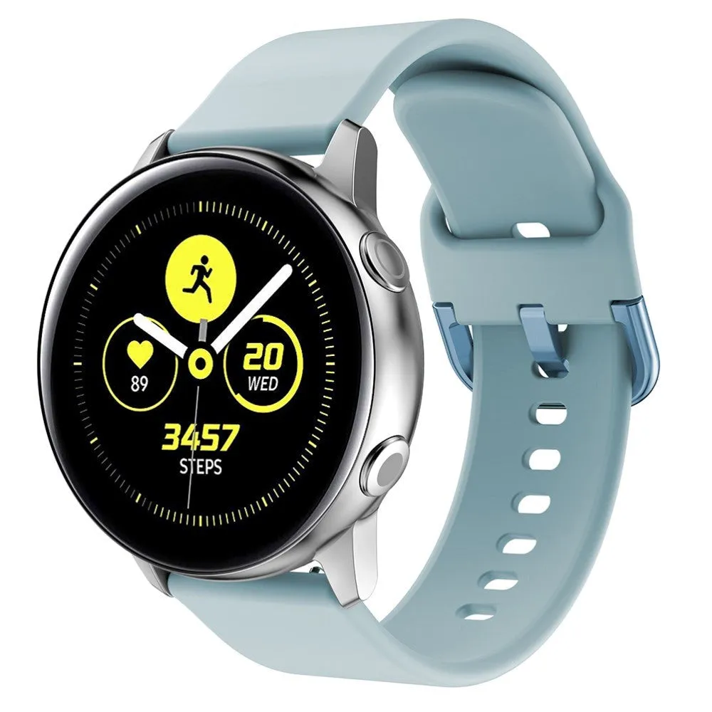 Smartwatch Silikone Rem (20mm) - Lyseblå