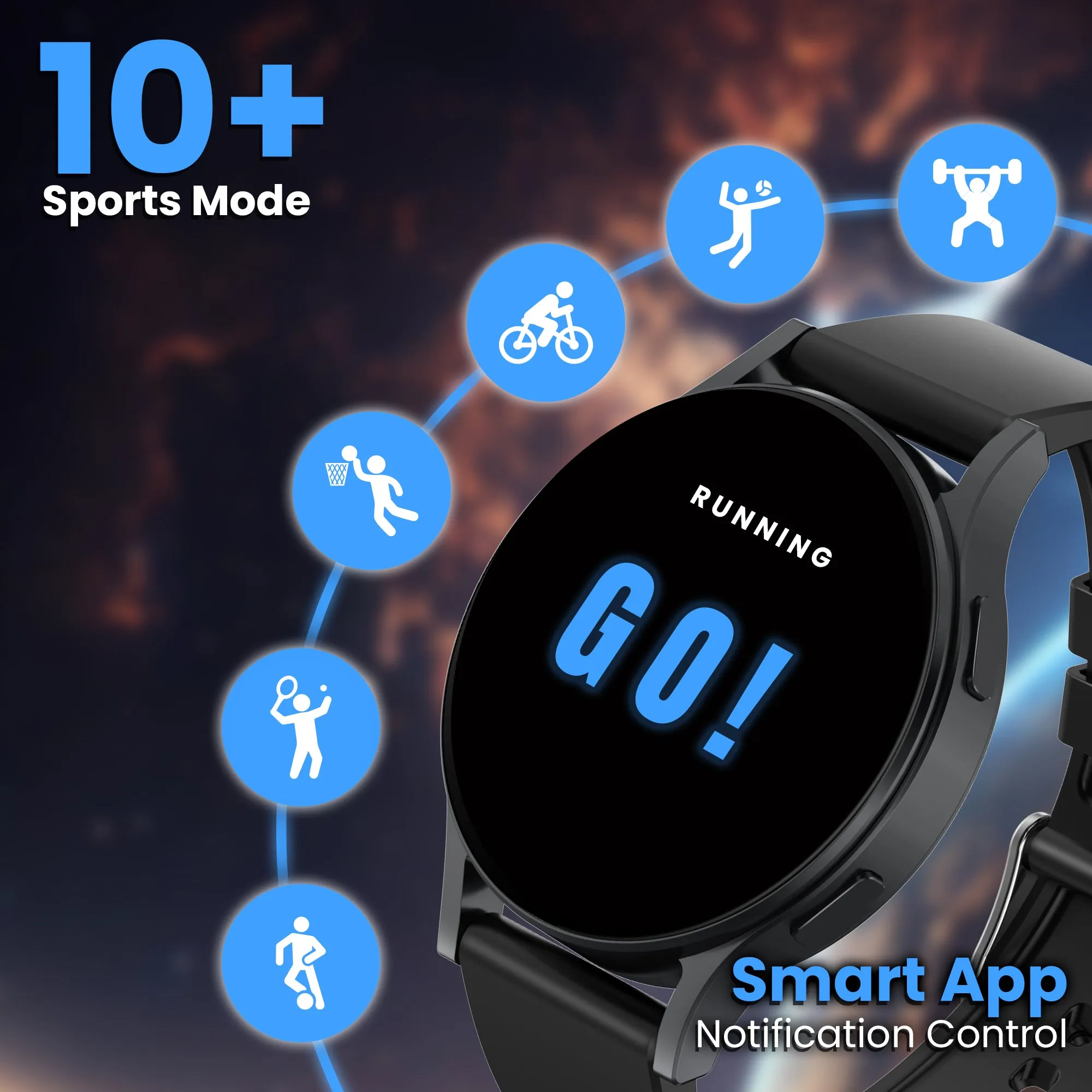 Smartwatch SW10 - Black