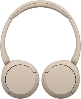 Sony WH-CH520 Wireless Bluetooth Headphones - up to 50 Hours Battery Life with Quick Charge, On-ear style - Beige