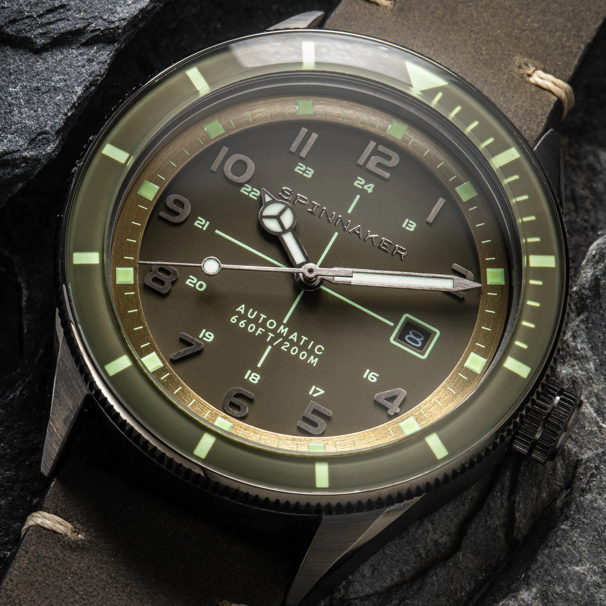 Spinnaker Cahill Automatic Moss Green Men's Watch SP-5064-02