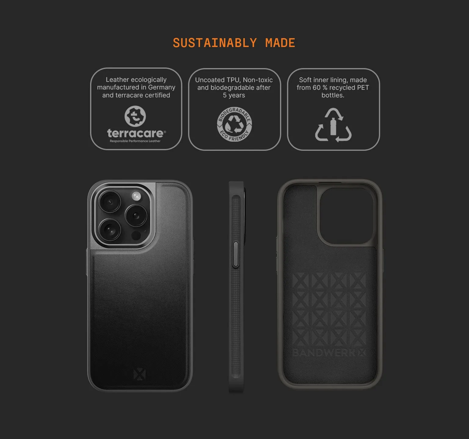 Sport Case | iPhone 15 Pro | Graphite