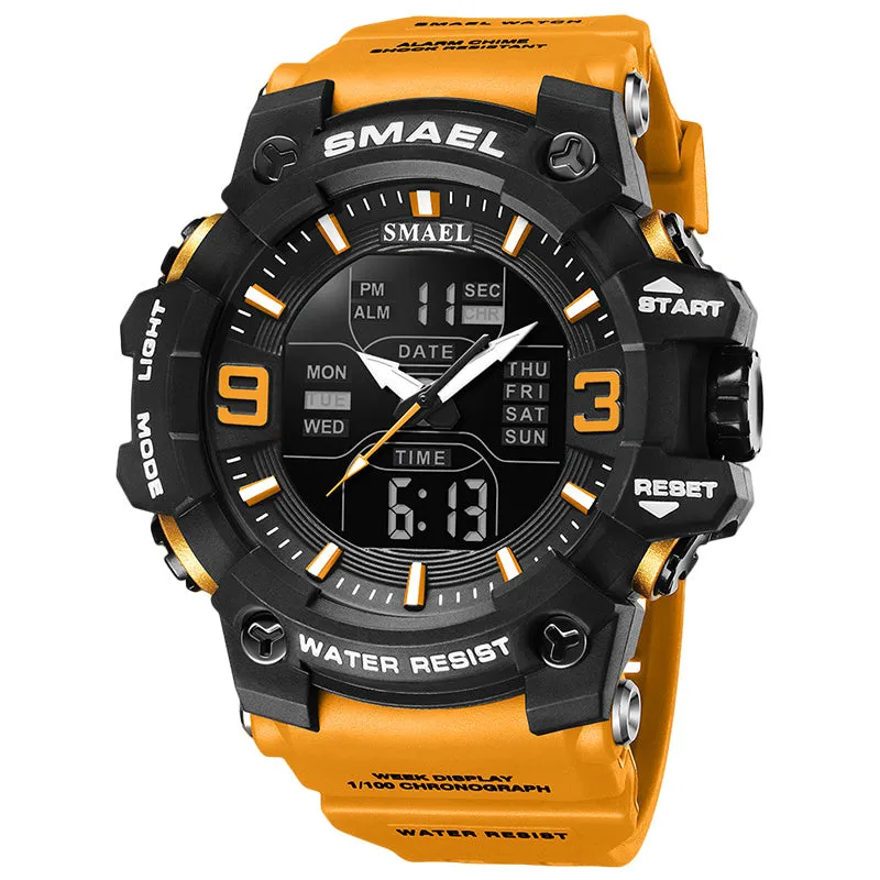 Sports Waterproof Electronic Watch Multi-function