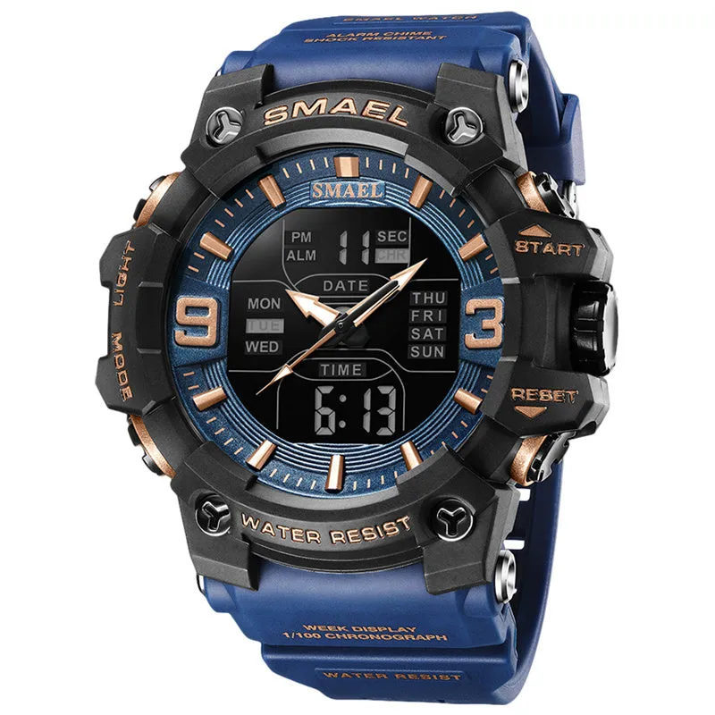 Sports Waterproof Electronic Watch Multi-function