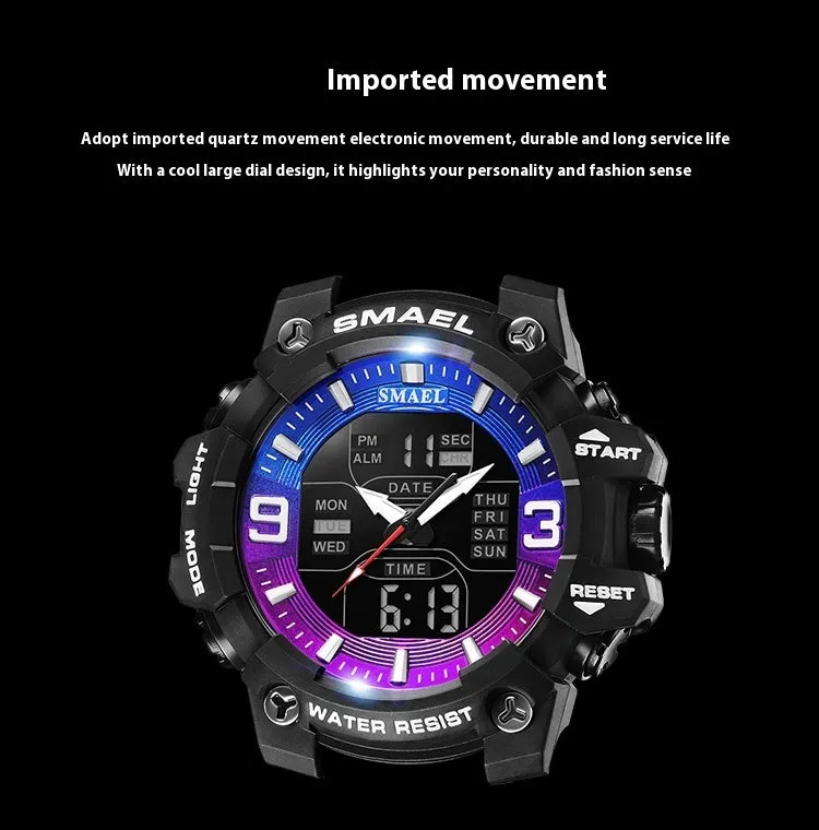 Sports Waterproof Electronic Watch Multi-function