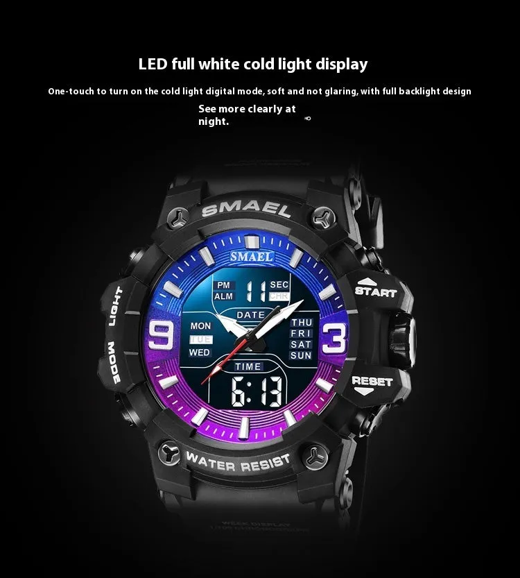 Sports Waterproof Electronic Watch Multi-function