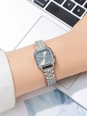 Square Pointer Quartz Watch