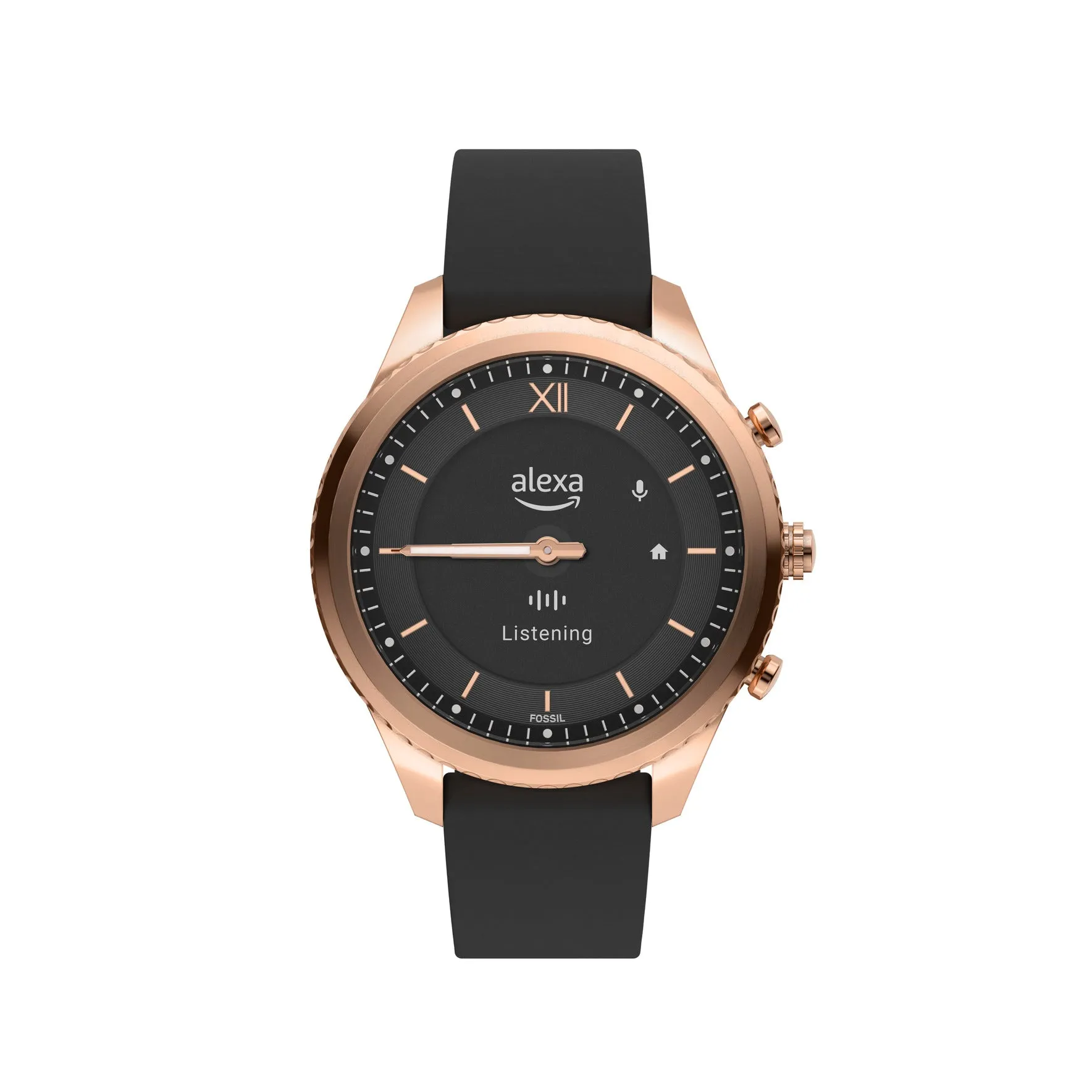 Stella Gen 6 Hybrid Smartwatch Black Leather