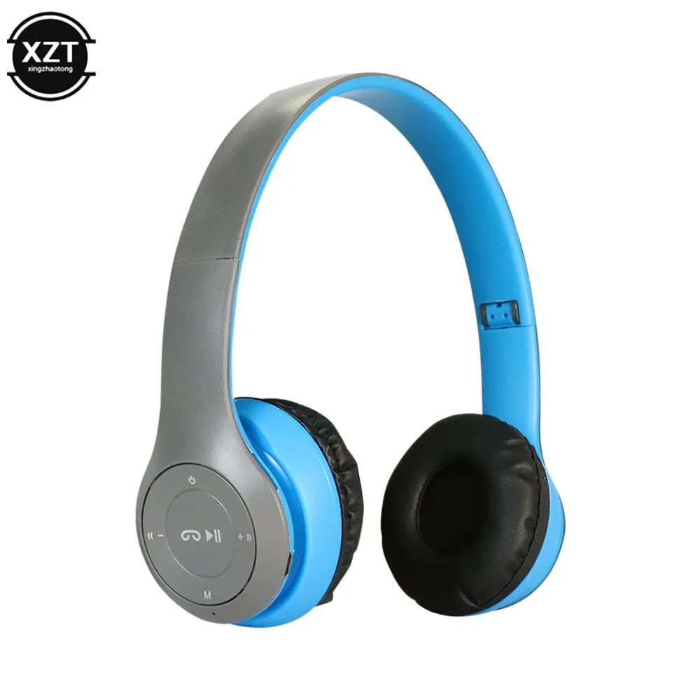 Stereo P47 Headset 5.0 Bluetooth Headset Folding Series Wireless Sports Game Headset for iPhone XiaoMi