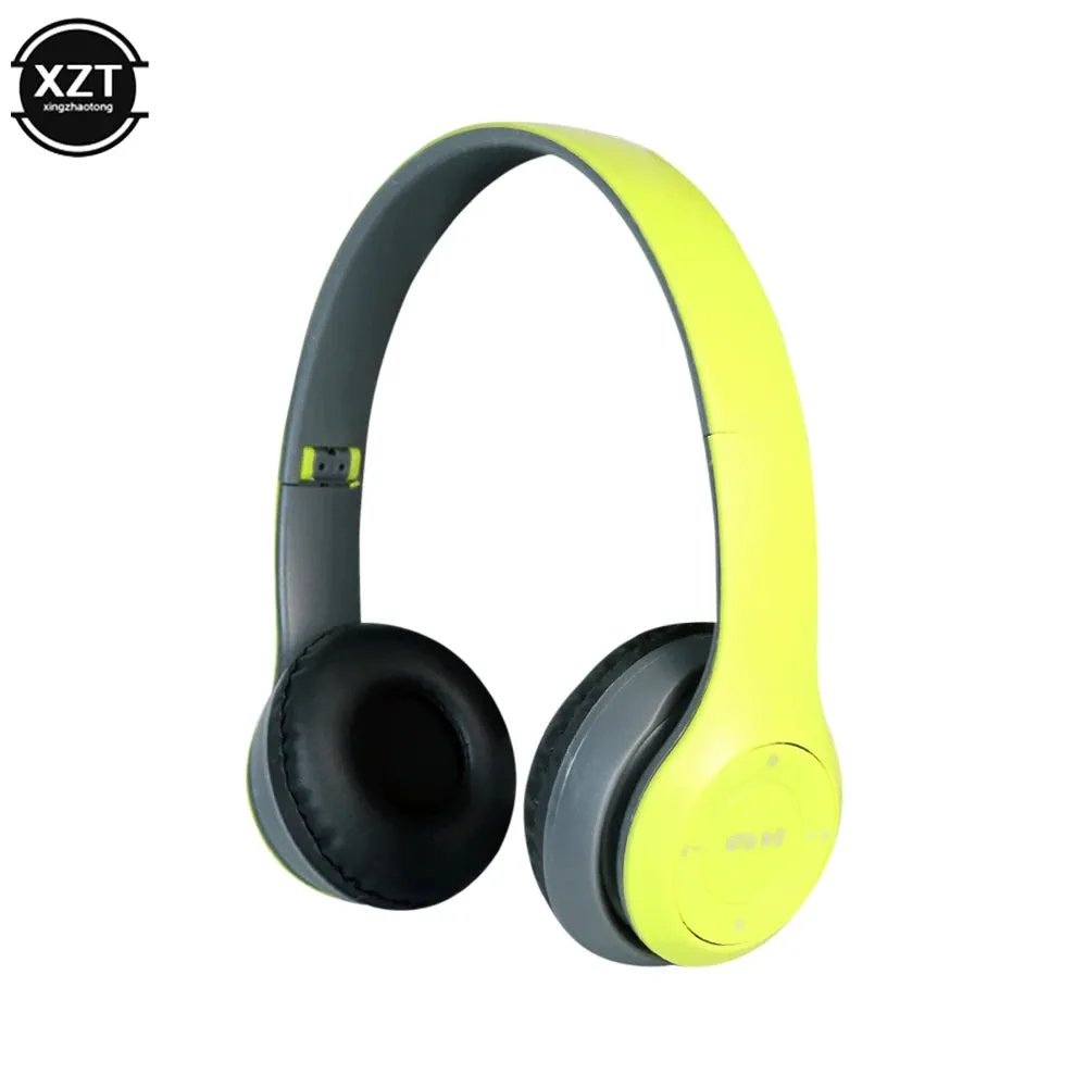 Stereo P47 Headset 5.0 Bluetooth Headset Folding Series Wireless Sports Game Headset for iPhone XiaoMi