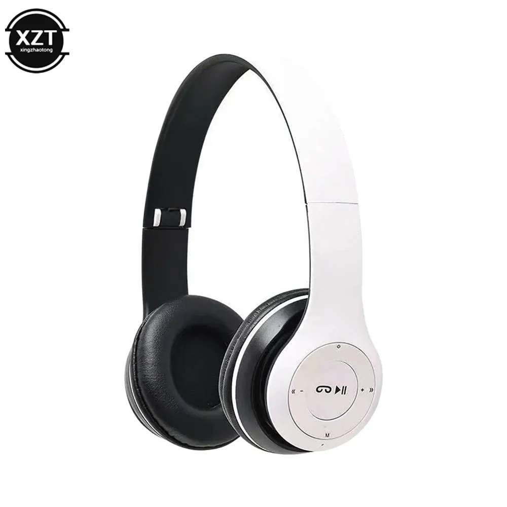 Stereo P47 Headset 5.0 Bluetooth Headset Folding Series Wireless Sports Game Headset for iPhone XiaoMi