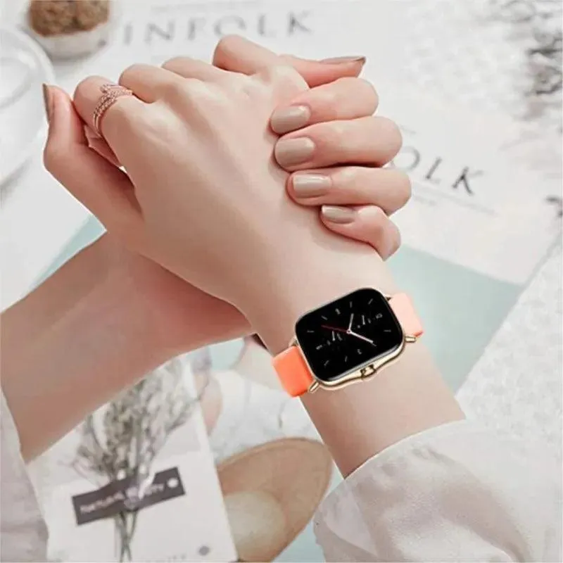 Stylish Silicone Smartwatch Band for Amazfit & Samsung - Elevate Your Style!