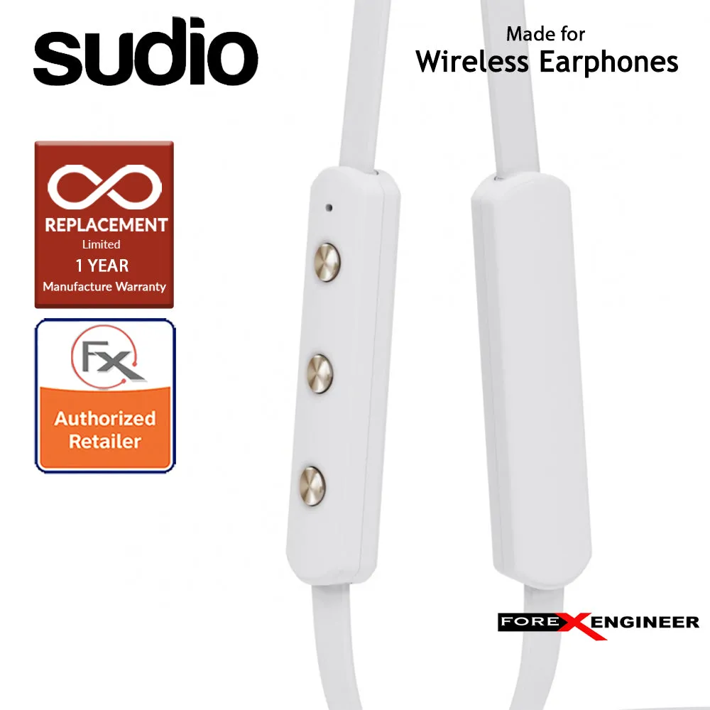 Sudio VASA BLÄ Bluetooth Earphones - White (Barcode : 7350071380512)