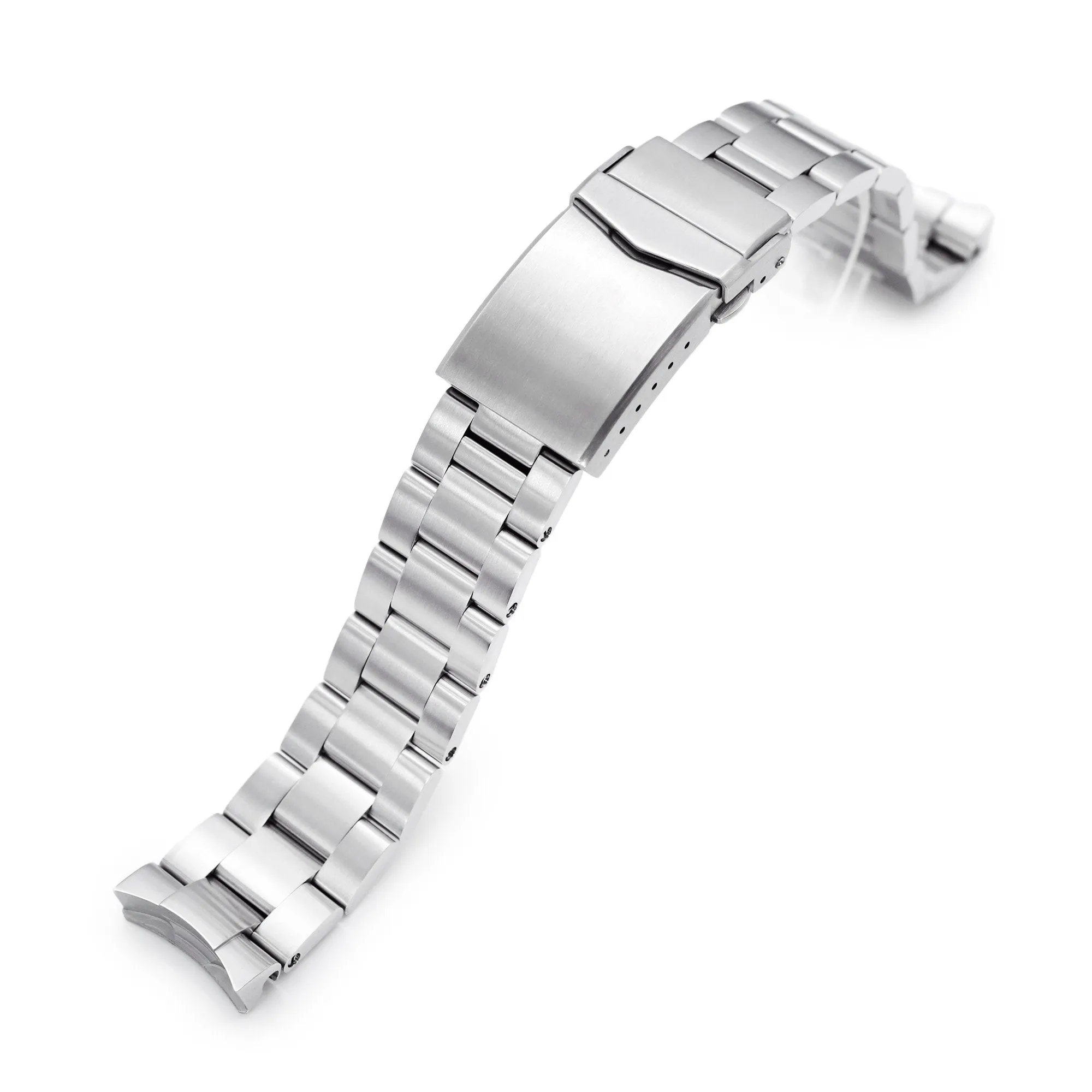 Super-O Boyer for Seiko 5 Sports 40mm V-Clasp, Brushed