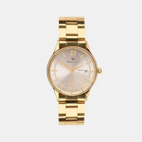 Timeless Gold Analog Men Stainless Steel Watch 8007T-M2203