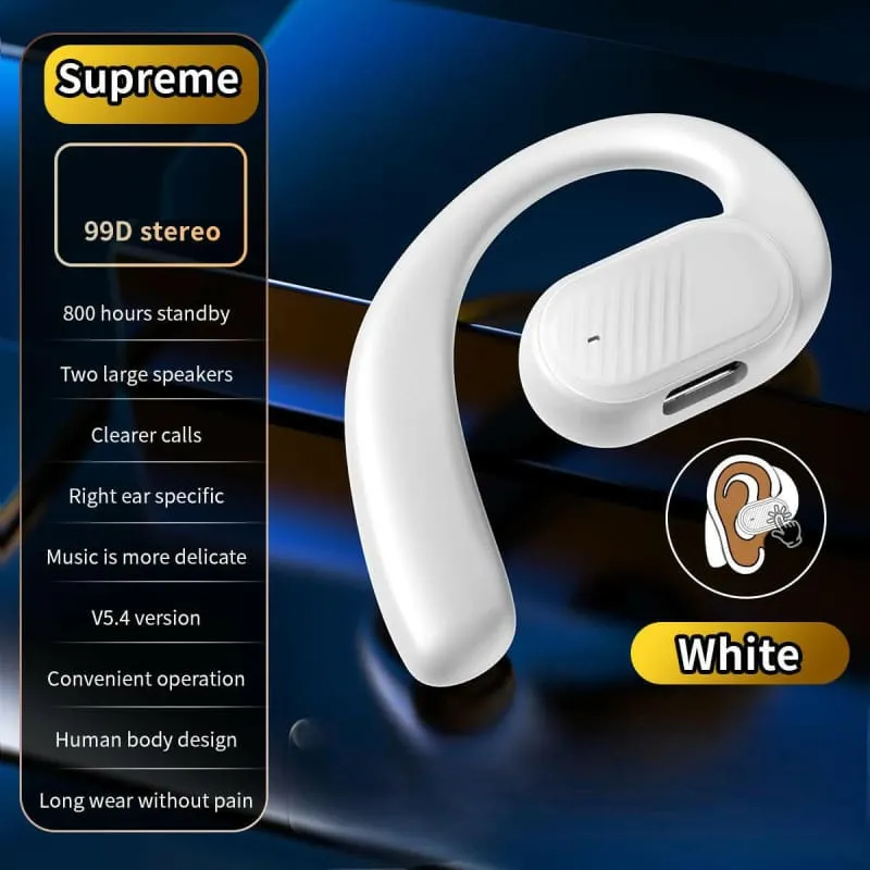 Touch Control Wireless Bluetooth Earphone for Cars with Open-ear Design