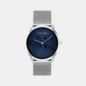 Unisex Quartz Analog Blue Dial Mesh Watch 25300010